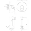 Змішувач для біде Globus Lux Sena GLS-0110- Фото 2